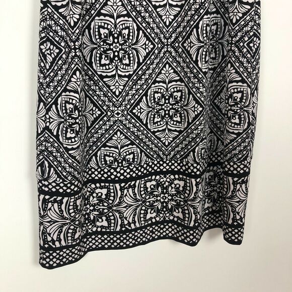 Reversible NWT White House Black Market Print Sleeveless Halter Neck Dress XS - Picture 5 of 12